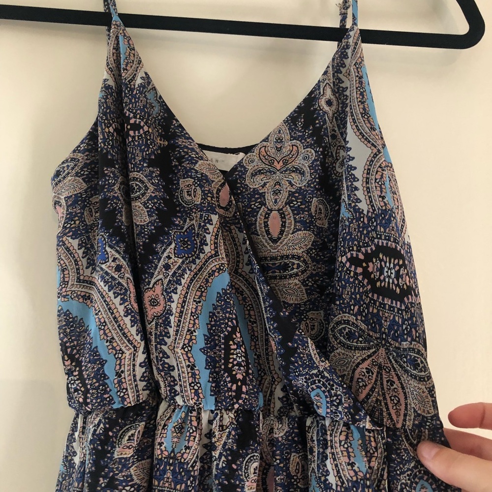 Paisley print dress